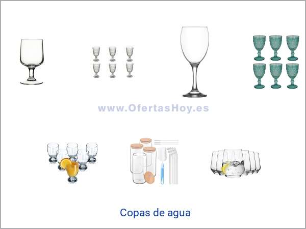 Ofertas en Copas de agua Hoy Precios descuentos y reseñas