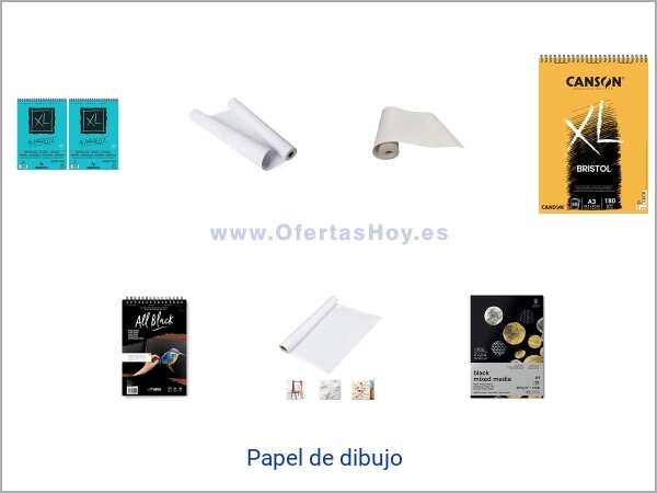 Ofertas en Papel de dibujo Hoy - Precios, descuentos y reseñas.